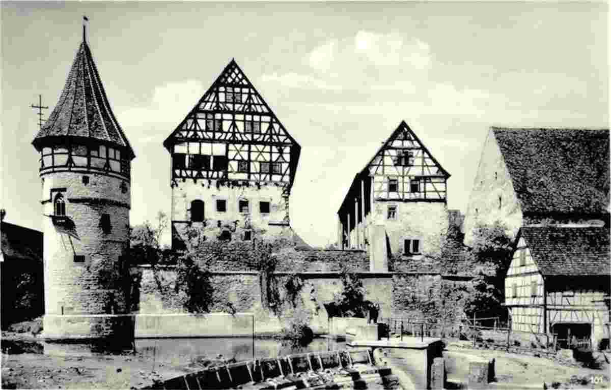 Balingen. Altes Schloß und Wasserturm