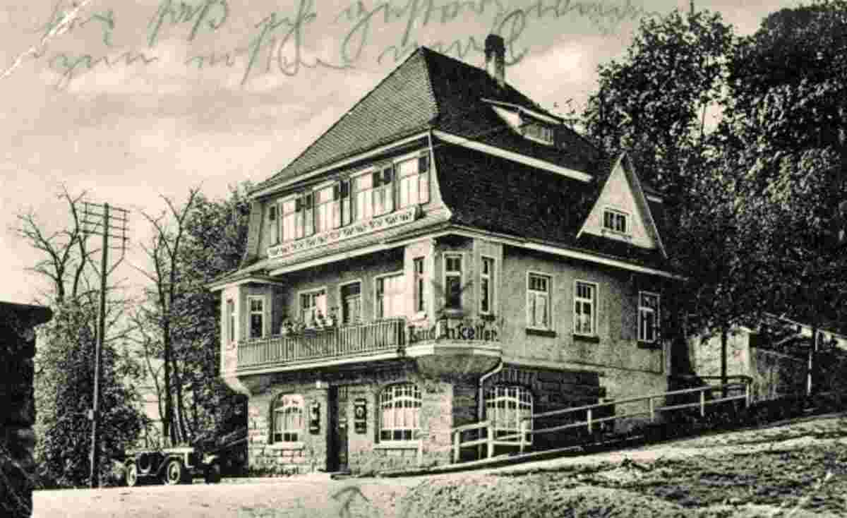 Balingen. Café, Restaurant 'Zum Lindenkeller', 1929