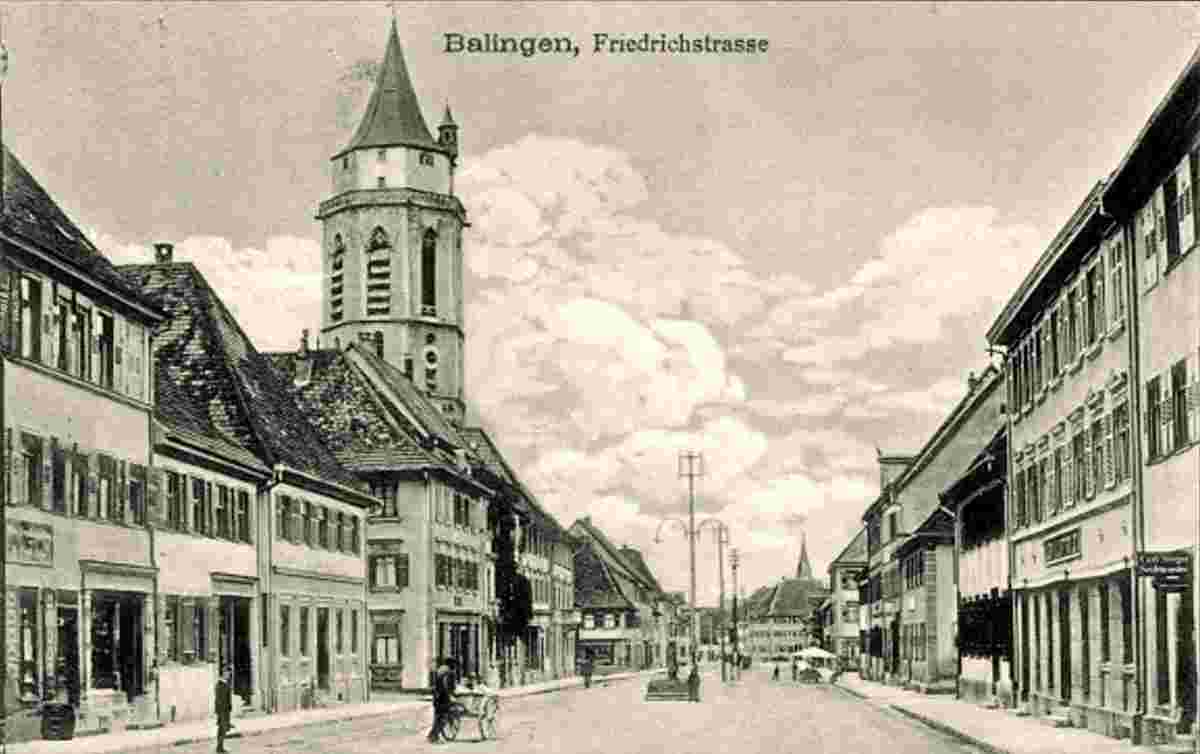 Balingen. Friedrichstraße, 1914