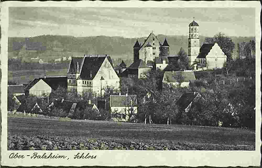 Balzheim. Oberbalzheim - Schloß, 1938