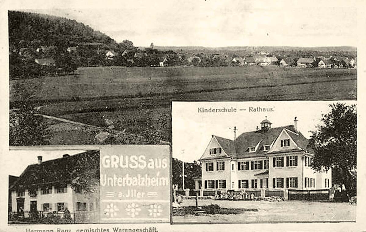 Balzheim. Unterbalzheim - Hermann Ranz, gemischtes Warengeschäft
