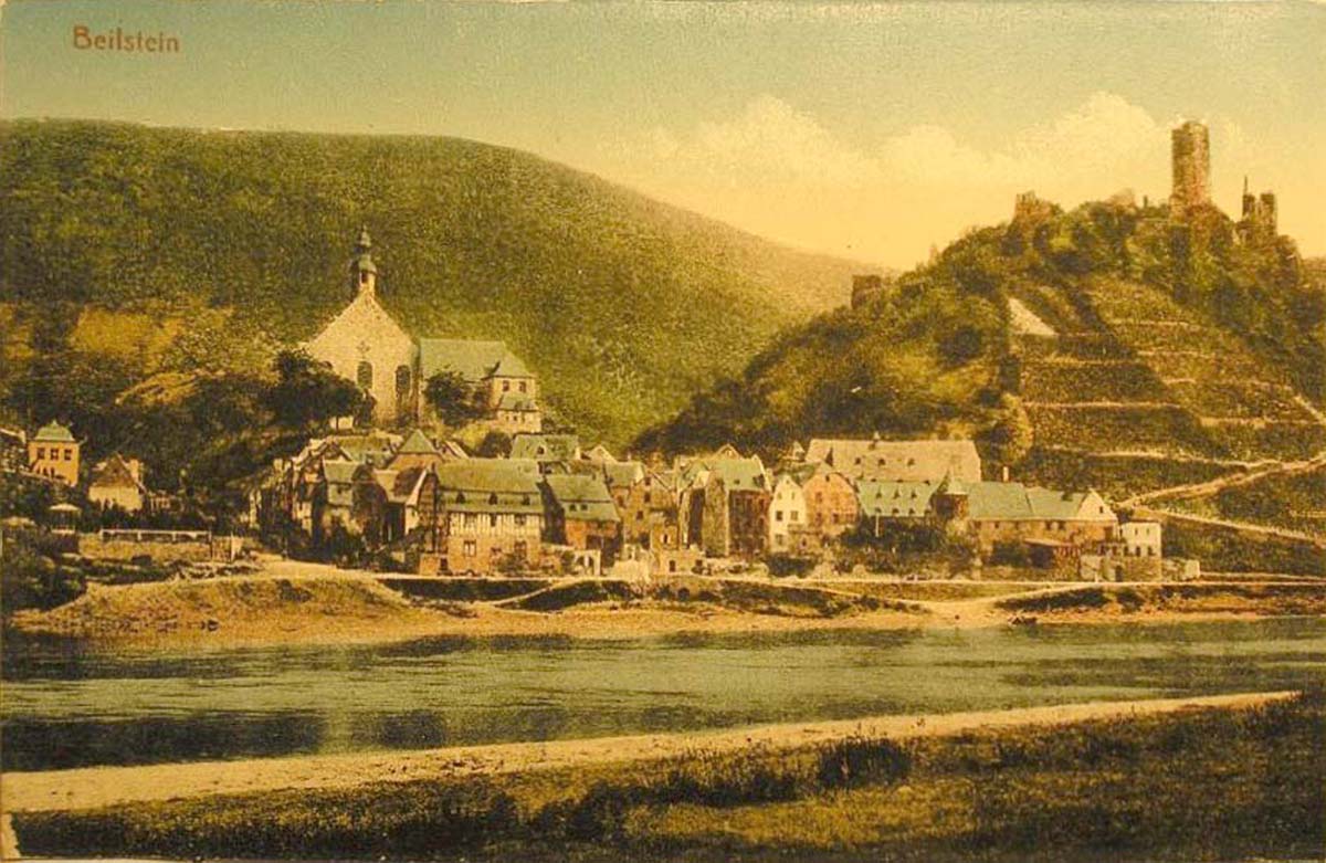Beilstein. Panorama der Stadt, 1889