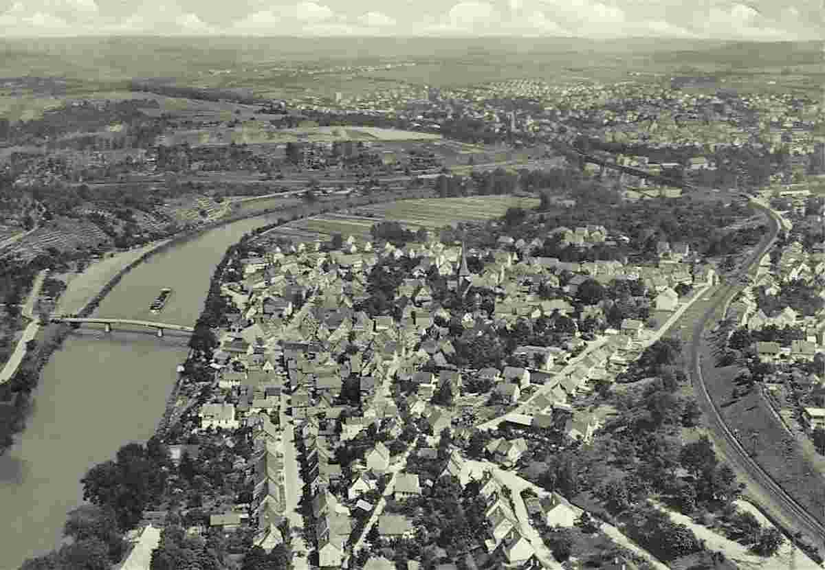 Panorama von Benningen am Neckar