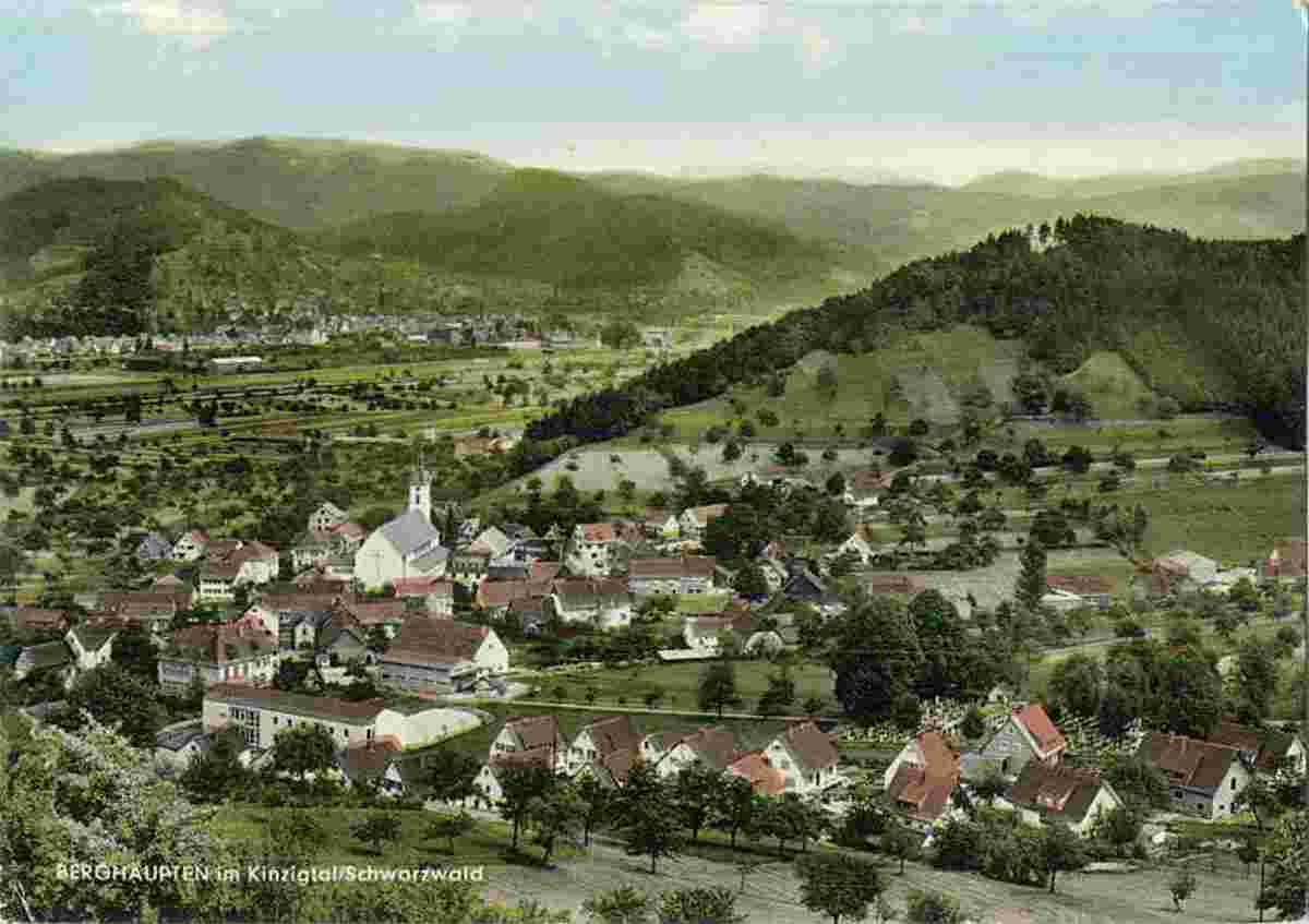 Panorama von Berghaupten, 1968