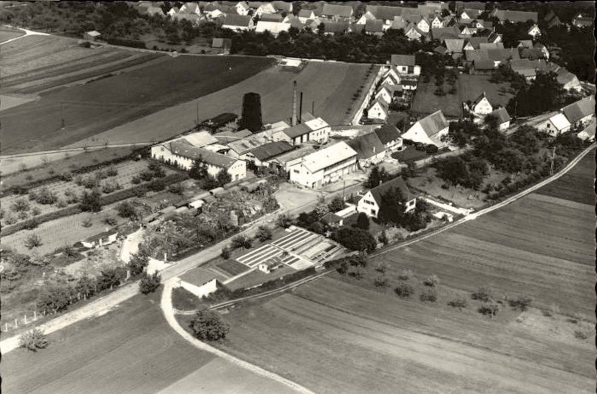 Bühlenhausen - Fliegeraufnahme, 1960