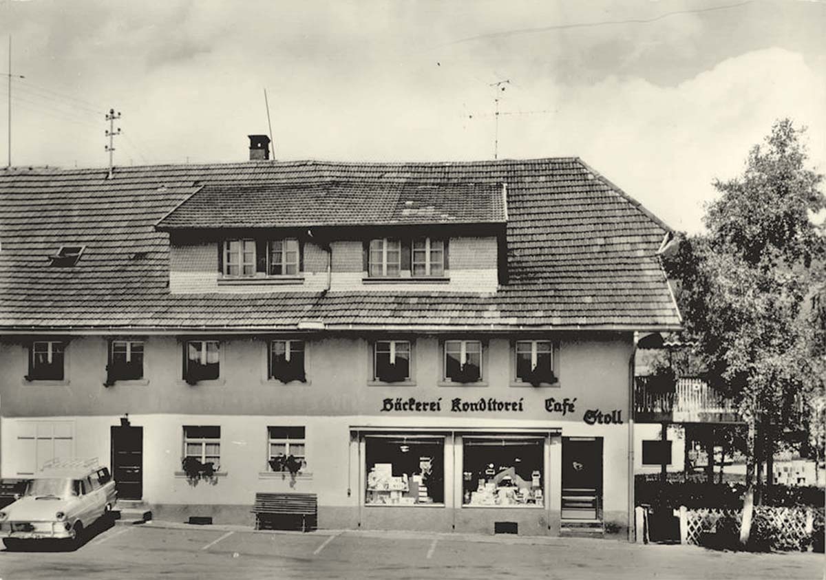 Bernau im Schwarzwald. Bäckerei, Konditorei, Café Stoll