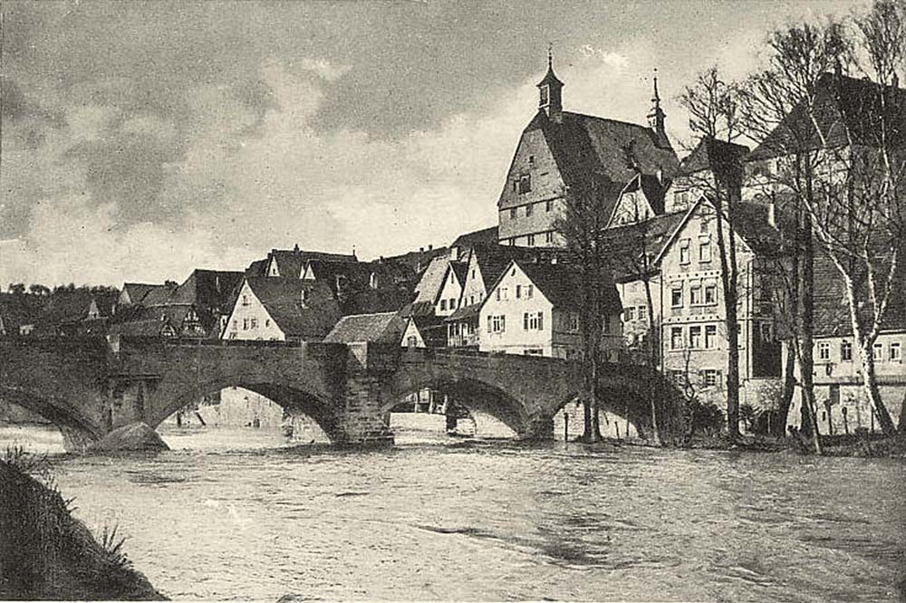 Besigheim. Enzbrücke, 1909