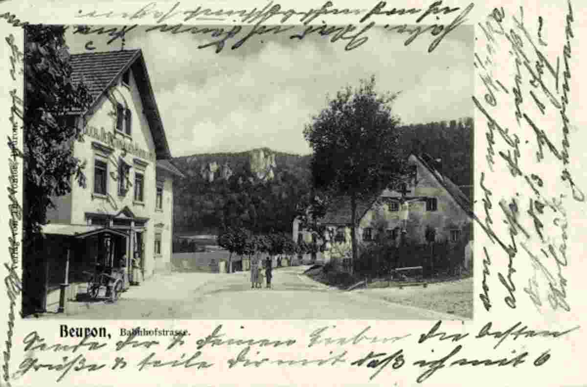 Beuron. Bahnhofstraße, 1912