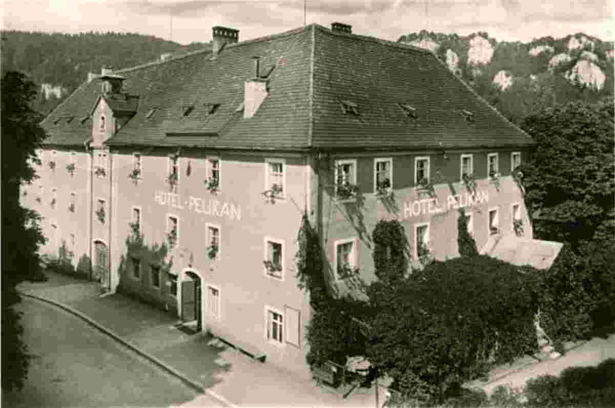 Beuron. Hotel Pelikan, 1938