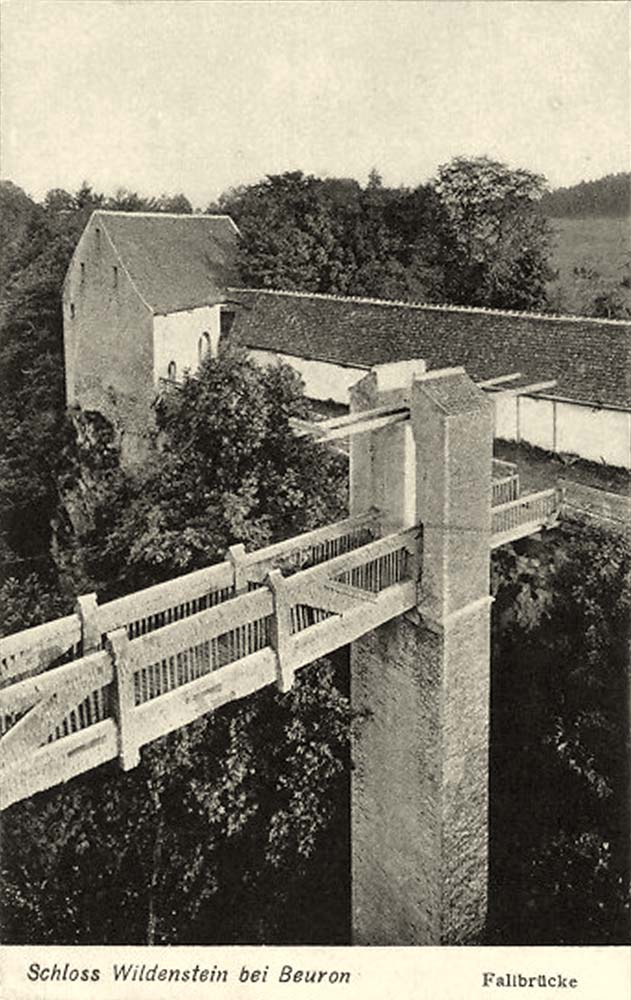 Schloß Wildenstein bei Beuron, Fallbrücke