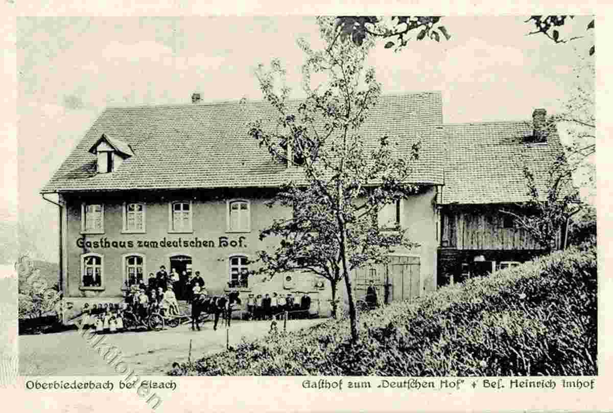 Biederbach. Gasthaus zum Deutschen Hof