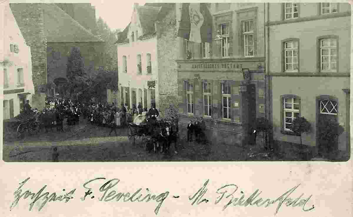 Birkenfeld. Panorama von Straße, 1905