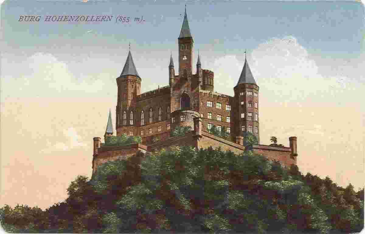 Bisingen. Burg Hohenzollern, 1910