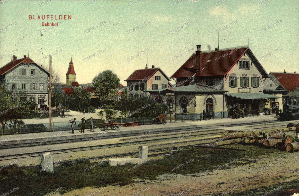 Blaufelden. Bahnhof, 1912