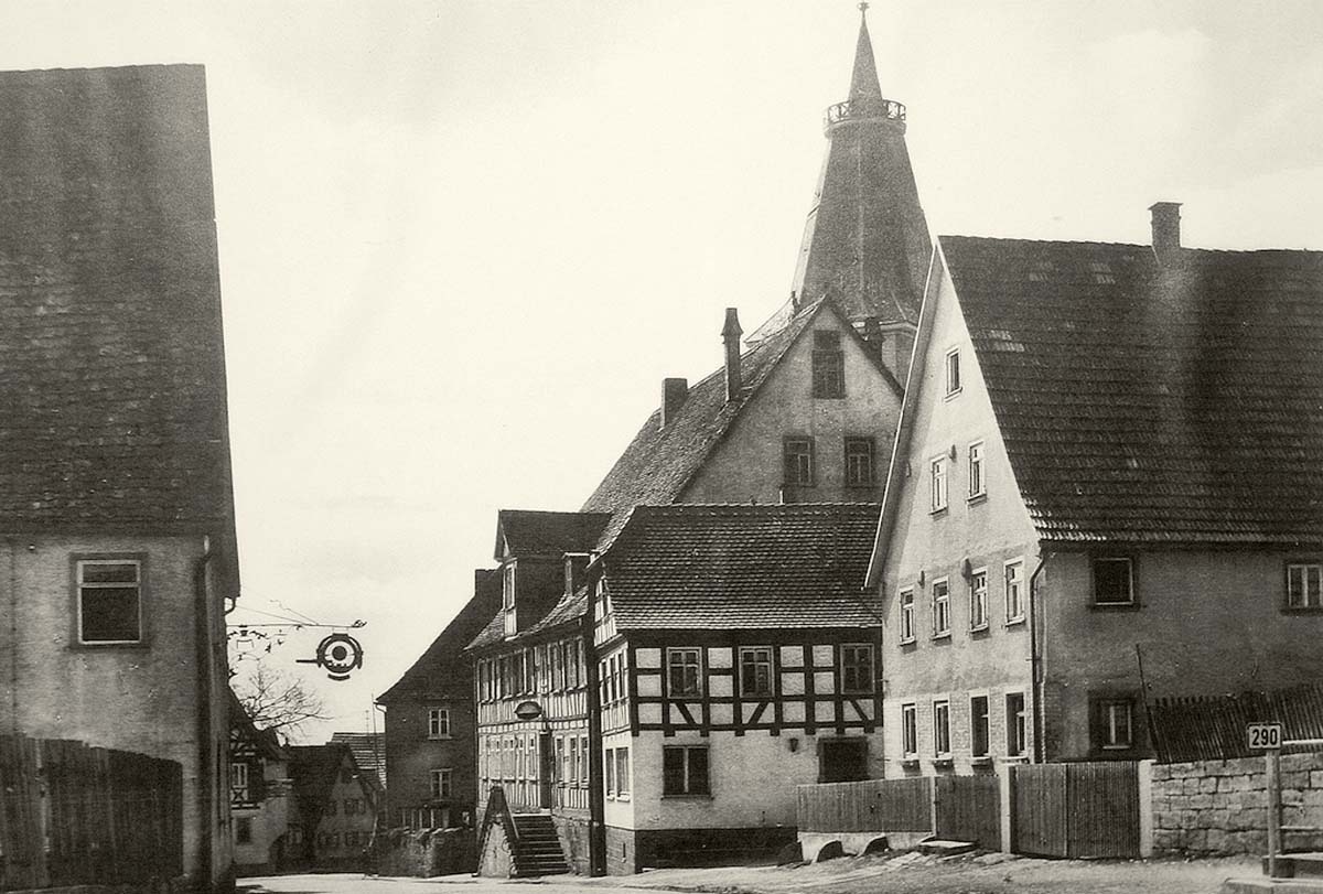 Blaufelden. Kirche, Thomas Bauer Haus