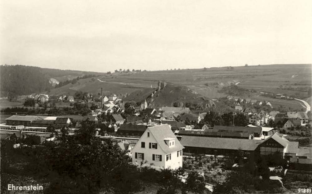Blaustein. Ehrenstein - Panorama von Ortsteil