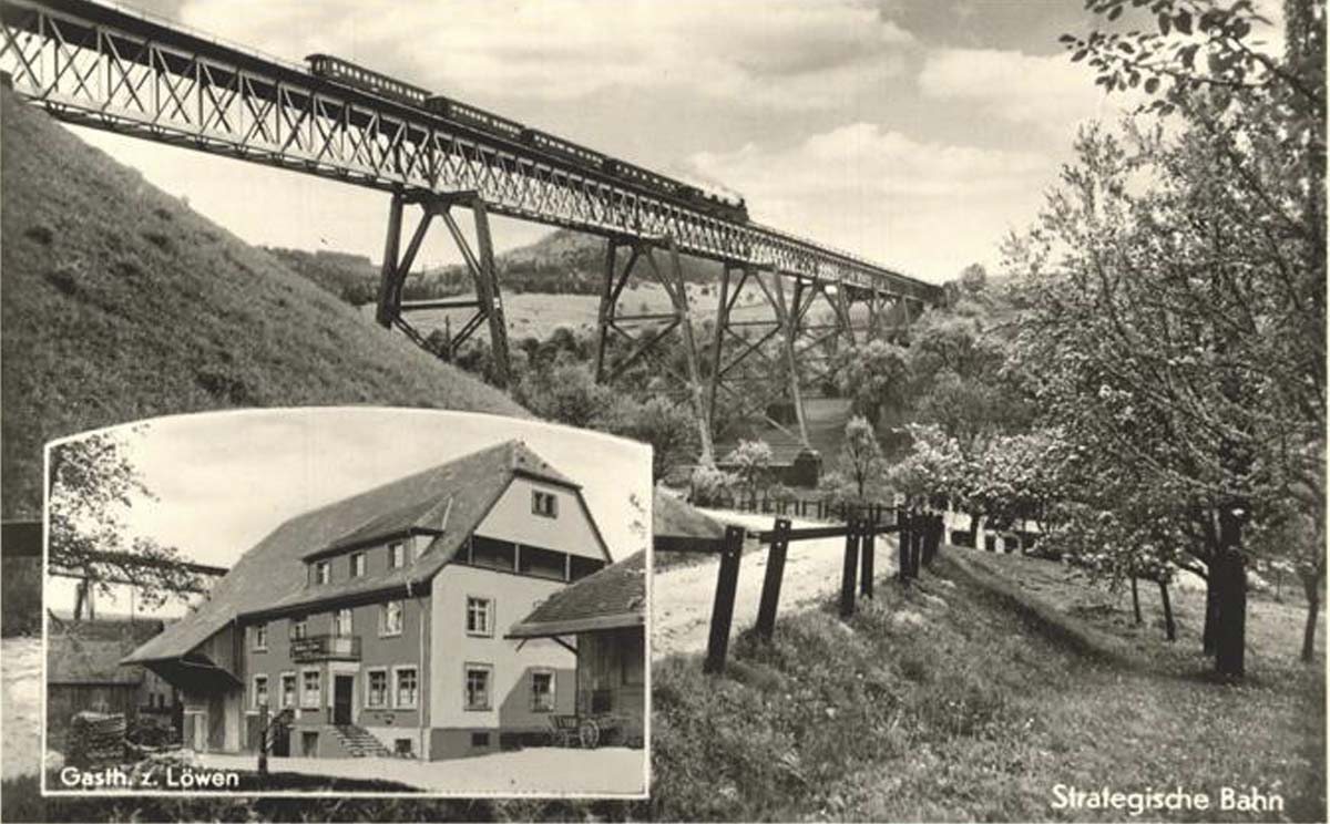 Blumberg. Epfenhofen - Gasthof Löwen, Strategische Bahn