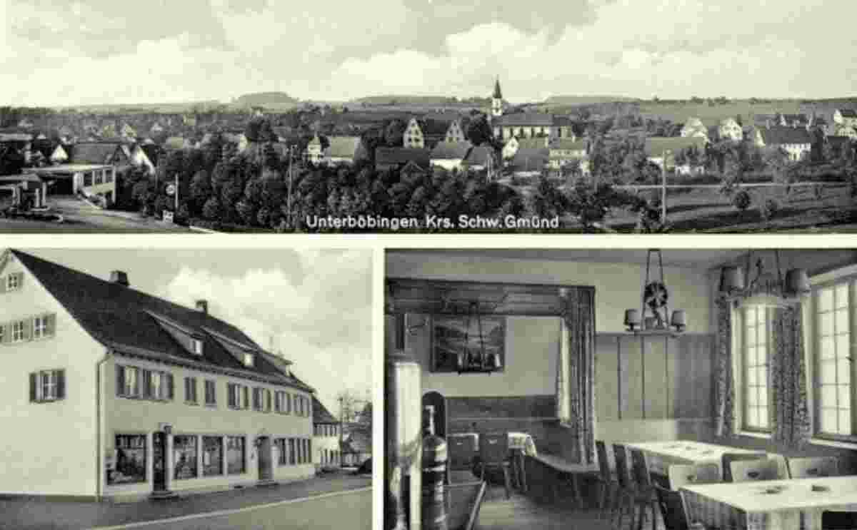 Panorama von Böbingen an der Rems, Gaststätte und Cafe zum Rose von Robert Reiner
