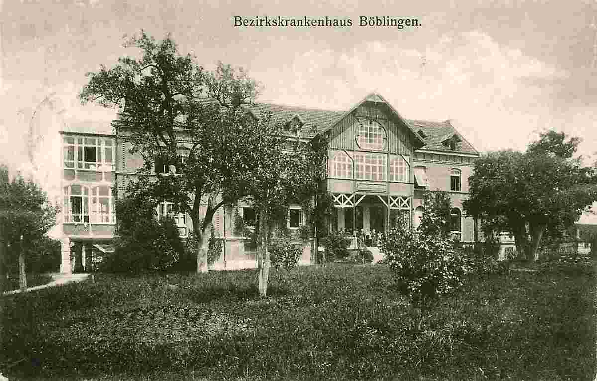 Böblingen. Bezirkskrankenhaus, 1920