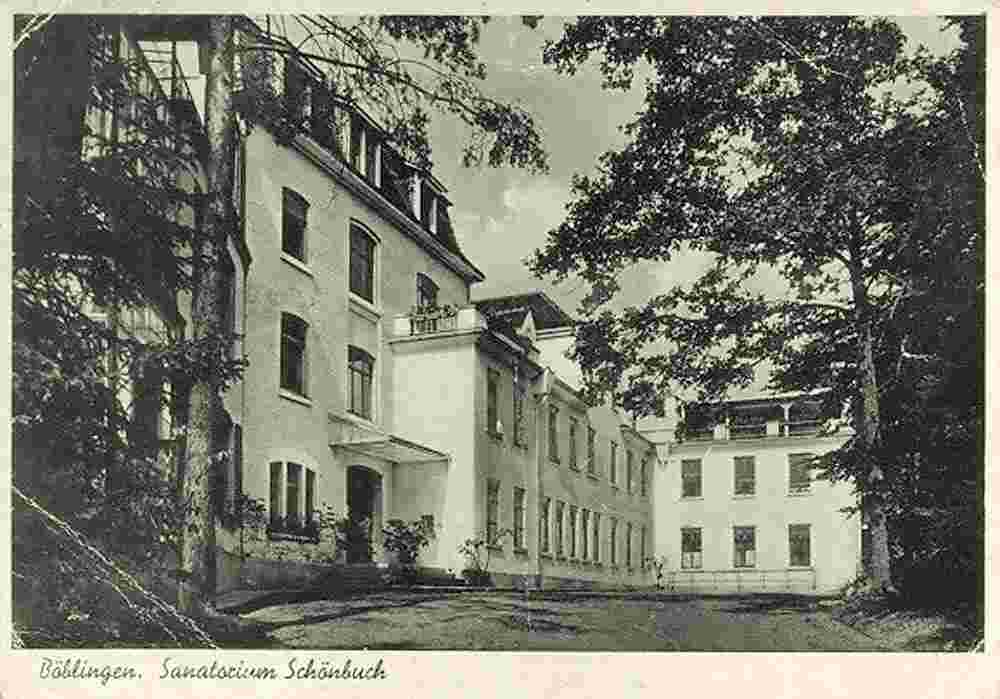 Böblingen. Sanatorium Schönbuch, 1946