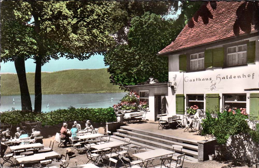 Bodman-Ludwigshafen. Höhengasthof - Pension Haldenhof, 1963