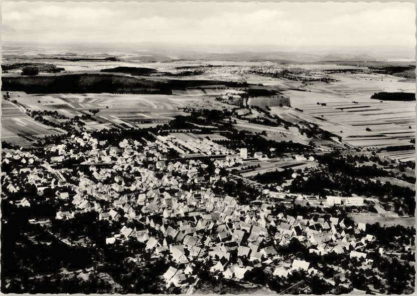 Panorama von Bondorf, Luftaufnahme