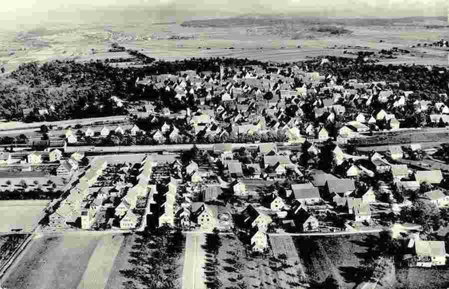 Panorama von Bondorf, Luftaufnahme