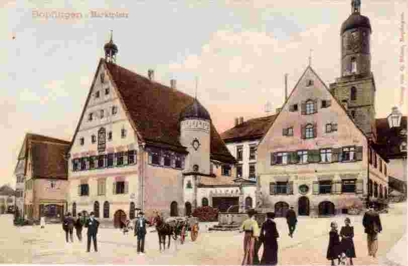 Bopfingen. Marktplatz, 1910
