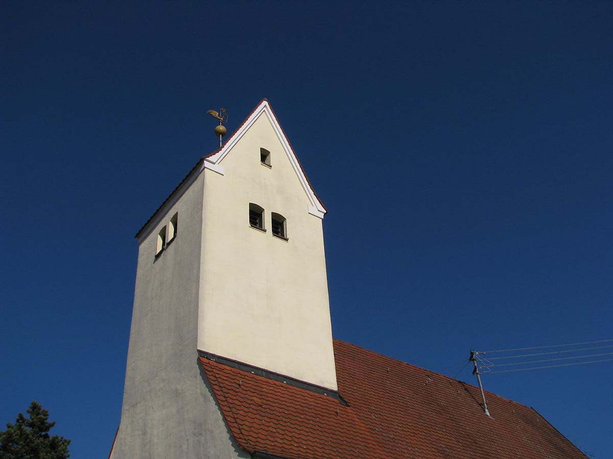 Börslingen. Kirche Sankt Bernhard