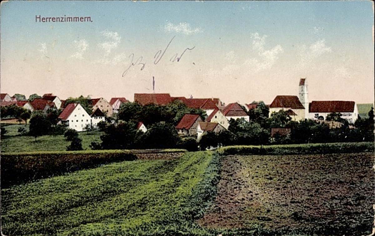 Bösingen (bei Rottweil). Herrenzimmern - Panorama