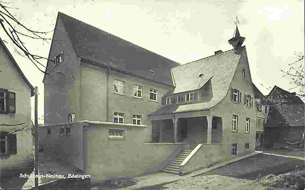 Bösingen. Schulhaus-Neubau, 1930