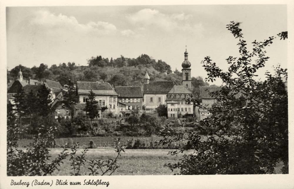 Boxberg. Blick zum Schlossberg