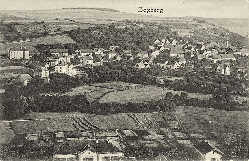 Boxberg. Panorama der Stadt, 1910