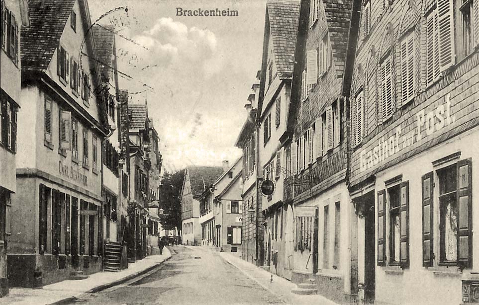 Brackenheim. Gasthof zur Post, 1928