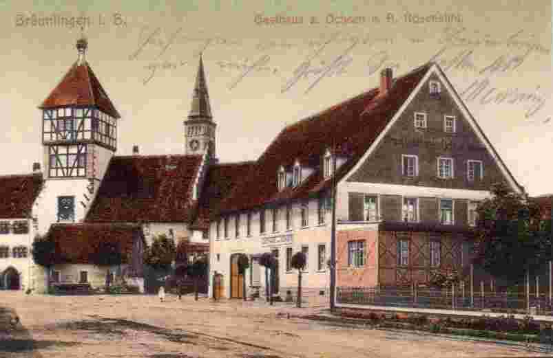 Bräunlingen. Gasthaus zum Ochsen, 1912