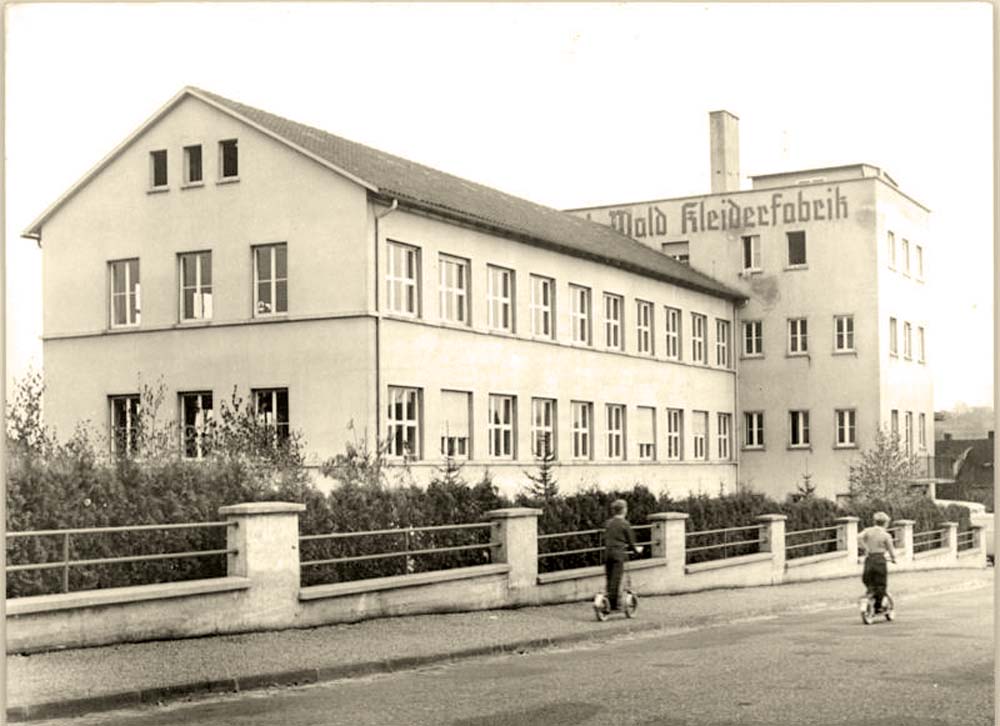 Bretten. Friedrich Wald Kleiderfabrik, 1957
