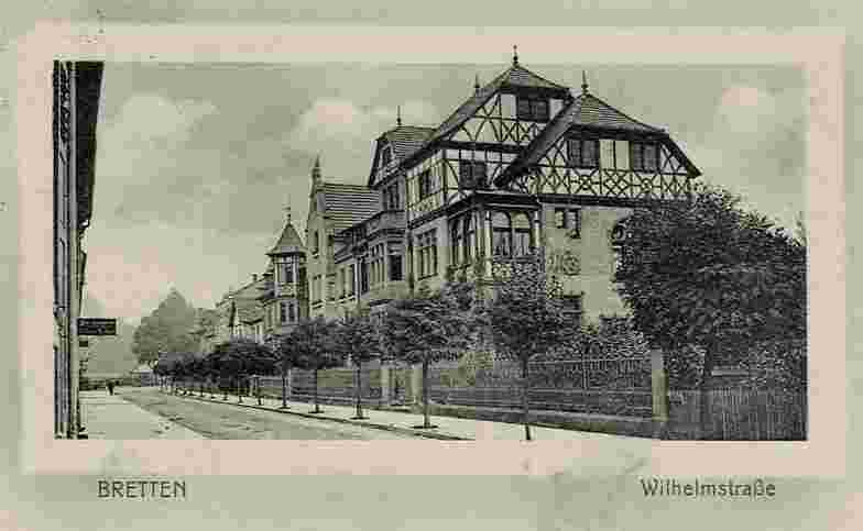 Bretten. Wilhelmstraße, 1912