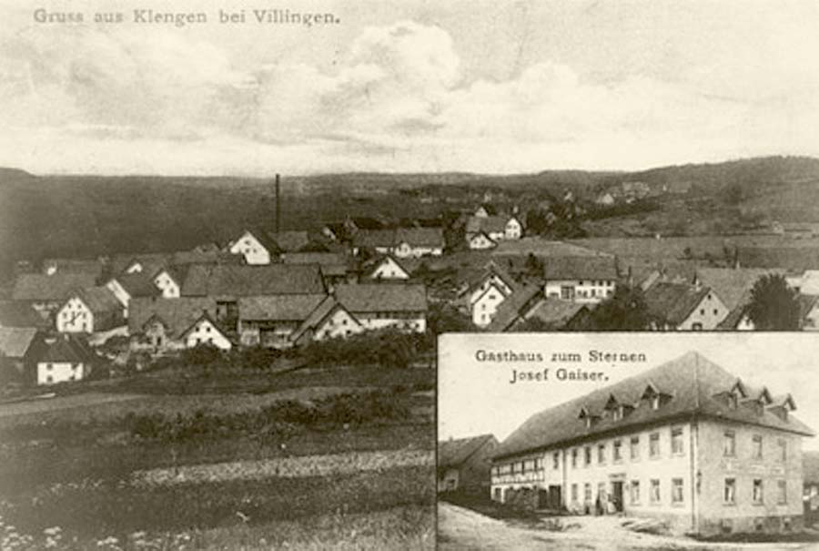 Brigachtal. Panorama von Klengen
