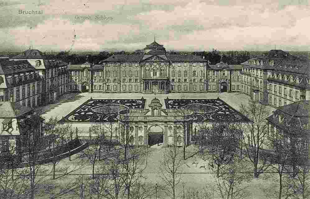 Bruchsal. Grossherzogliches Schloß, 1910