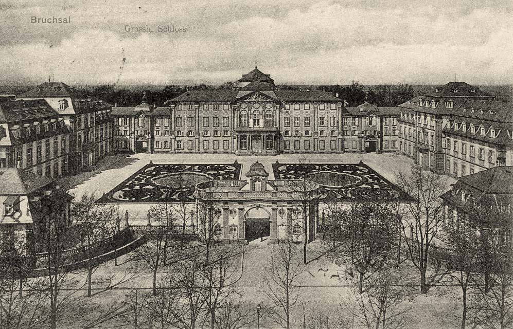 Bruchsal. Grossherzogliches Schloß, 1910