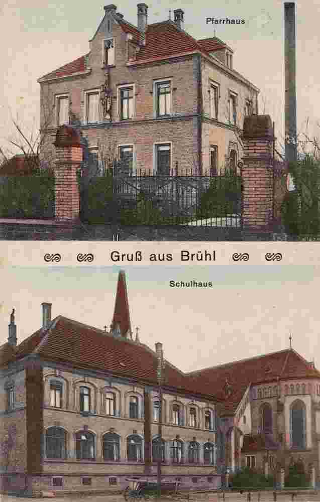 Brühl. Pfarr- und Schulhaus