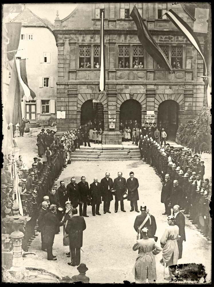 Buchen (Odenwald). Der Großherzog in Buchen, 1896