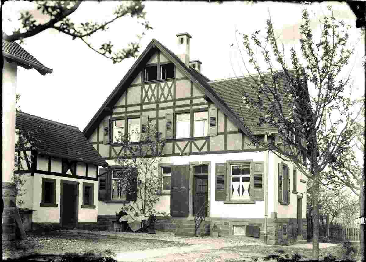 Buchen. Pfarrhaus, um 1927