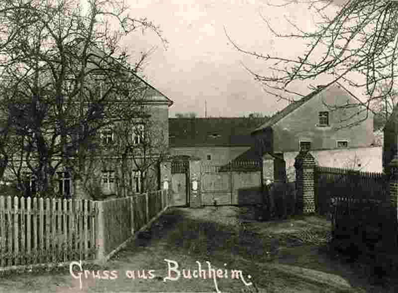 Buchheim. Panorama von Dorf Gebäude