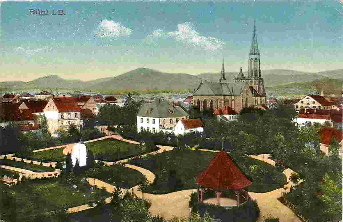 Panorama von Bühl, 1918