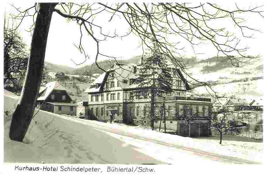 Bühlertal. Hotel Schindelpeter, Winter