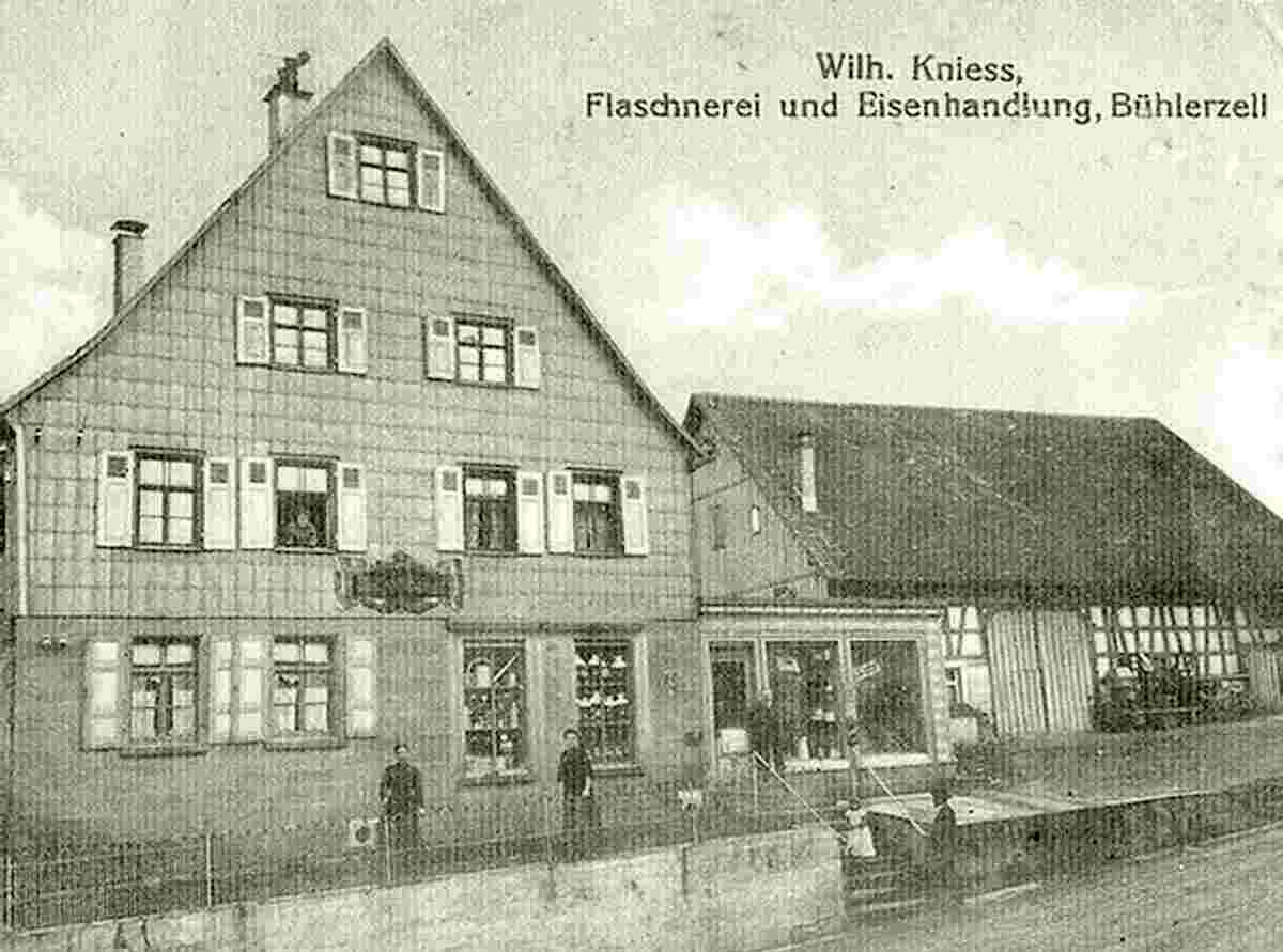 Bühlerzell. Wilhelm Knies - Flaschnerei und Eisenhandlung