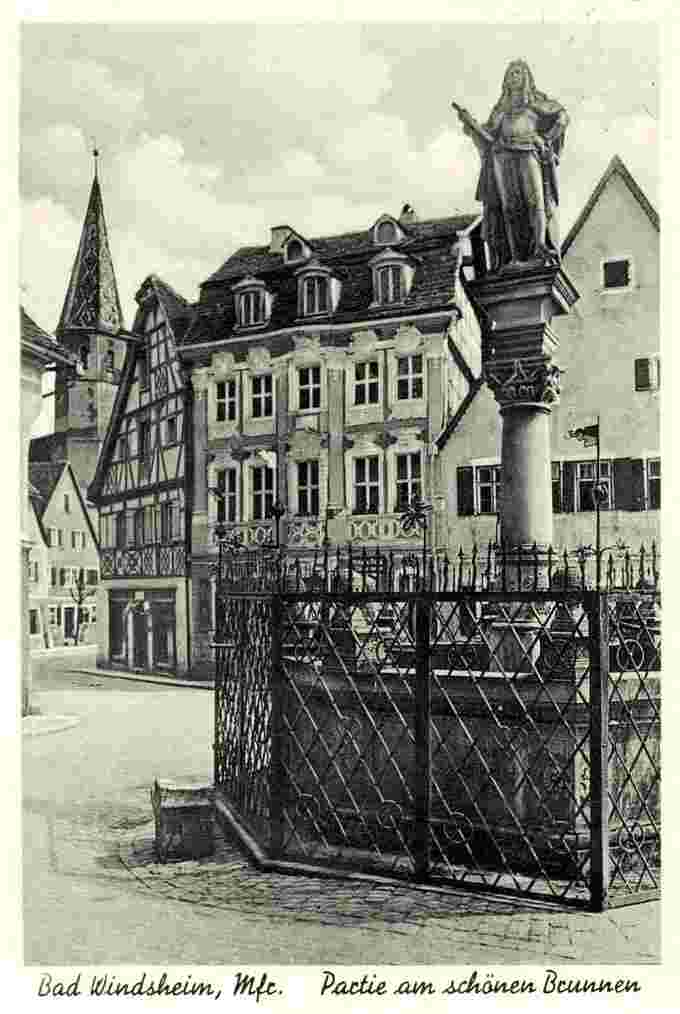 Bad Windsheim. Schönen Brunnen, 1942