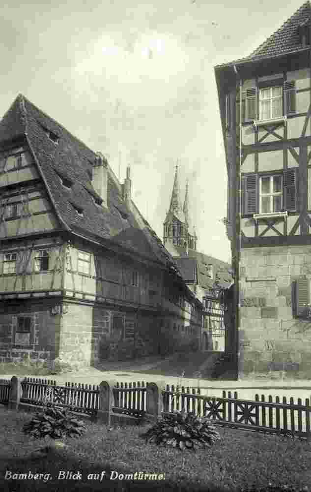 Bamberg. Blick auf Domtürme