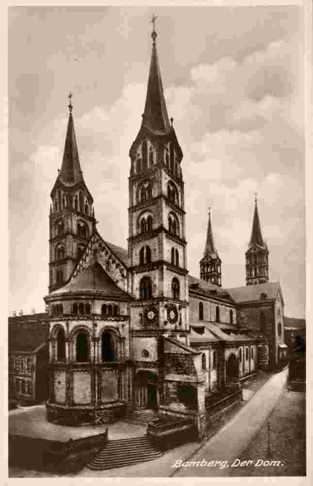 Dom von Südwesten Bamberg, 1932